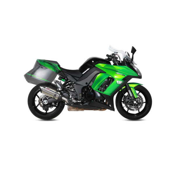 Вихлопні системи Slip-On Line (Suono) MIVV для Kawasaki Z1000 SX (14-19) сріблясті
