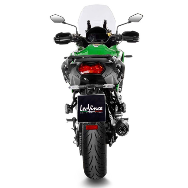 Вихлопна система LeoVince Nero Slip-On, Нержавіюча сталь для Kawasaki Versys 1000 (19-)