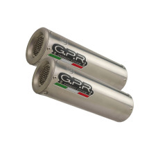 Глушник G.P.R M3 Inox Double Slip-On, Нержавіюча сталь - Kawasaki Zzr 1400 17-20