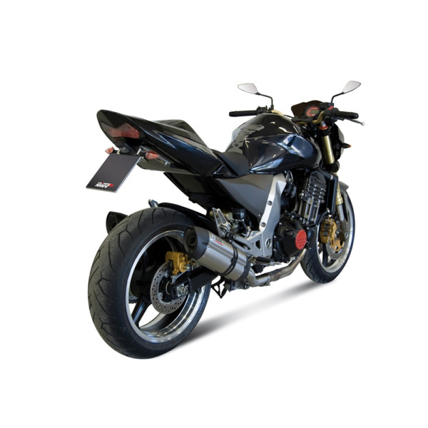 Вихлопні системи Slip-On Line (Suono) MIVV для Kawasaki Z1000 (03-06) сріблясті