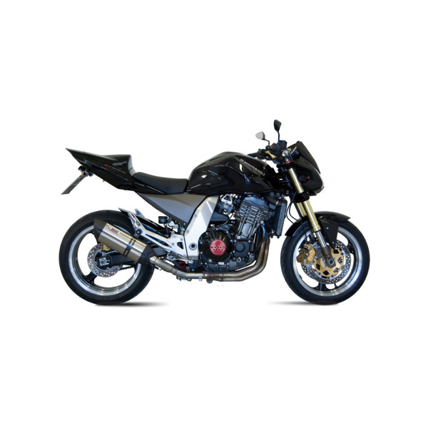 Вихлопні системи Slip-On Line (Suono) MIVV для Kawasaki Z1000 (03-06) сріблясті