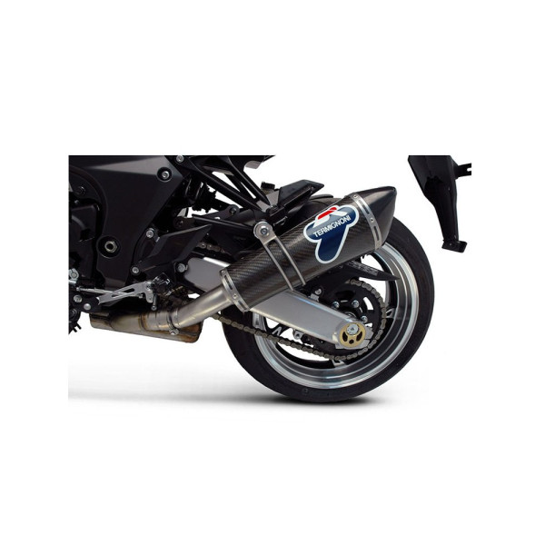 Вихлопна система Termignoni Slip-On нержавіюча сталь, вуглецеве волокно для Kawasaki Z 1000 (10-14)