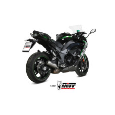 Глушник мотоцикловий Slip-On Line (MK3) MIVV для Kawasaki Ninja 1000 SX (20-) сріблястий