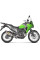 Глушник мотоцикловий Akrapović для Kawasaki Versys-X 250/300 17-20 Slip-On Line, Титан + Вуглецеве волокно