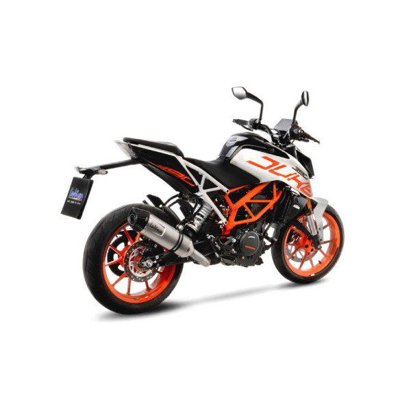 Глушник LeoVince LV One Evo Slip-On, Нержавіюча сталь для KTM Duke 390/125 17-20, RC 390/125 17-20