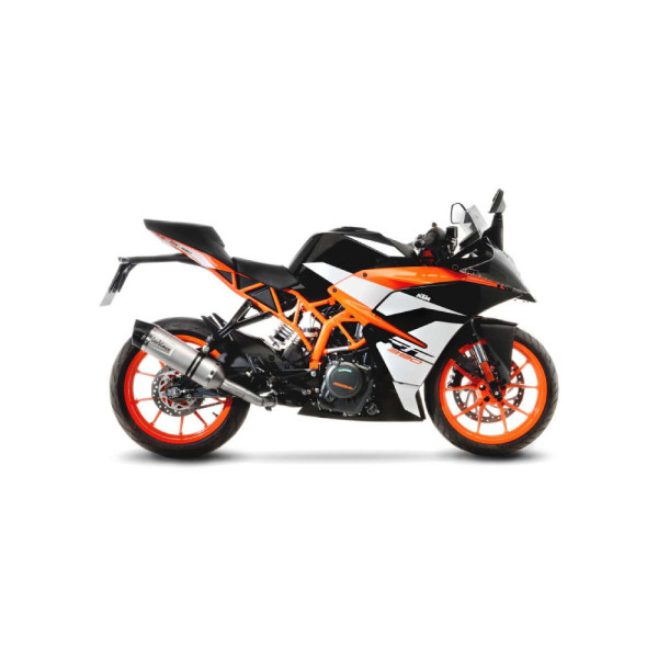 Глушник LeoVince LV One Evo Slip-On, Нержавіюча сталь для KTM Duke 390/125 17-20, RC 390/125 17-20