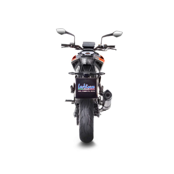 Глушник LeoVince LV One Evo Slip-On, Нержавіюча сталь для KTM Duke 390/125 17-20, RC 390/125 17-20