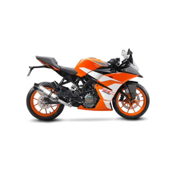 Глушник LeoVince LV One Evo Slip-On, Нержавіюча сталь для KTM Duke 390/125 17-20, RC 390/125 17-20
