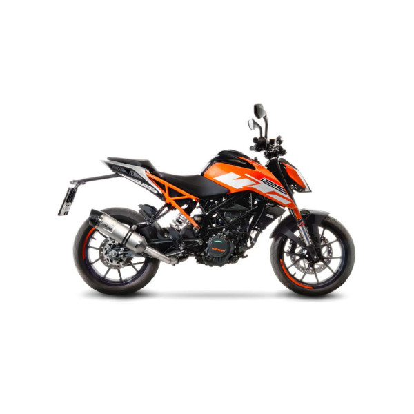 Глушник LeoVince LV One Evo Slip-On, Нержавіюча сталь для KTM Duke 390/125 17-20, RC 390/125 17-20