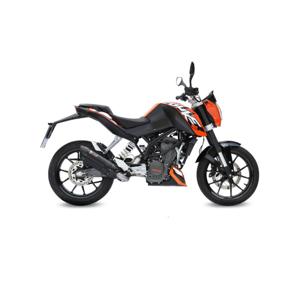 Повний вихлопний система (Suono) MIVV для KTM Duke 125 (11-16) / 200 (12-20) чорний