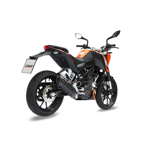 Повний вихлопний система (Suono) MIVV для KTM Duke 125 (11-16) / 200 (12-20) чорний