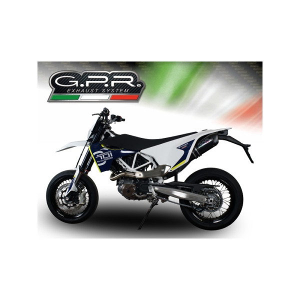 Глушник G.P.R Furore Nero Slip-On, Чорний Алюміній - KTM Duke 200 12-16