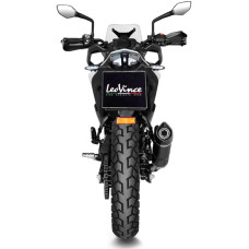 Випускний глушник LeoVince LV One Evo Black Edition Slip-On, Нержавіюча сталь для KTM 390 Adventure 20-