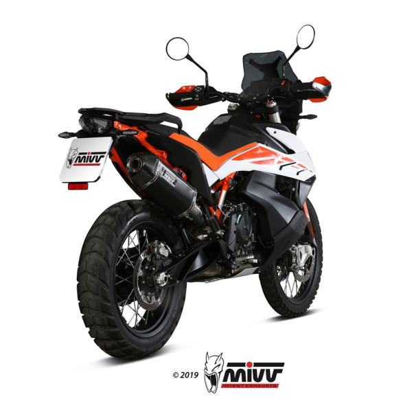 Глушник мотоцикловий Slip-On Line (Speed Edge) MIVV для KTM Adventure 790 / R (19-20) / 890 / R (20-) чорний