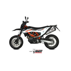 Глушник мотоцикловий Slip-On Line (Oval) MIVV для KTM 690 SMC R (20-) титановий