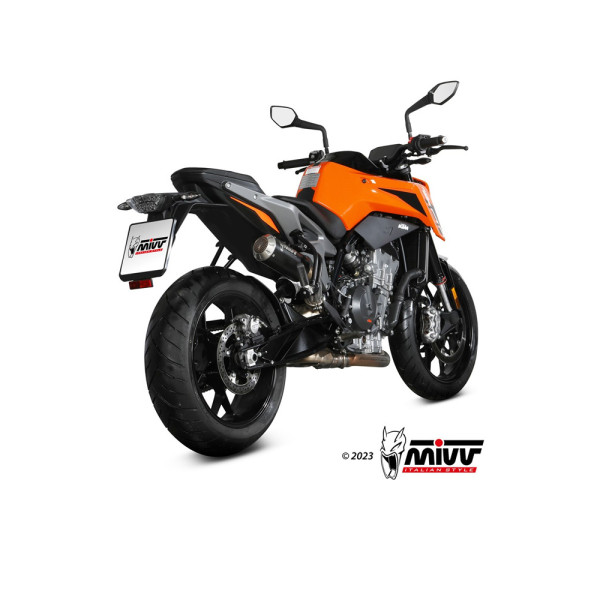 Глушник мотоцикловий Slip-On Line (MK3) MIVV для KTM Duke 790 (18-20) / 890 (20-) чорний