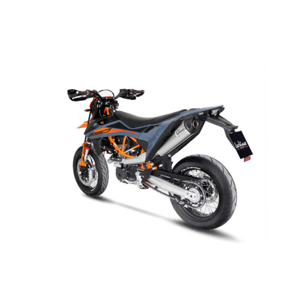 Повний вихлопний система LeoVince LV One Evo Нержавіюча сталь, без каталізатора для KTM 690 Enduro R / 690 SMC R 19-