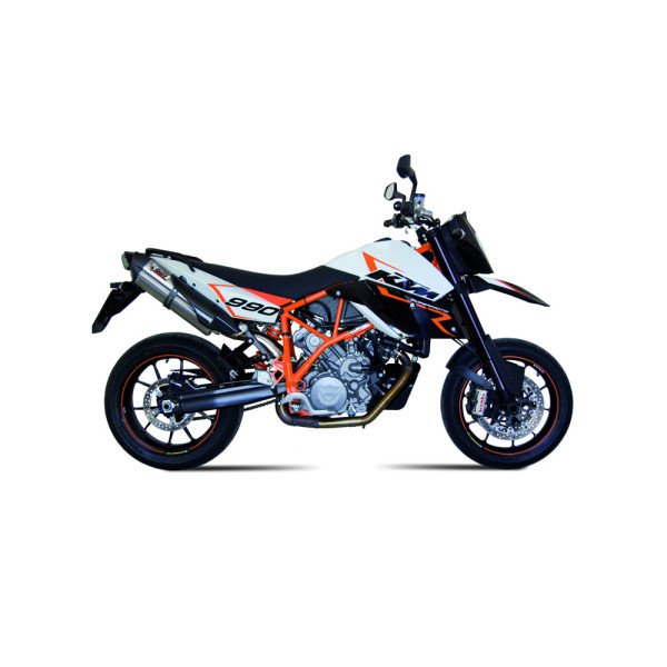 Випускні системи Bolt-On Line (Suono) MIVV для KTM 990 SMR (07-13) / LC8 950 SMR (05-06) сріблясті