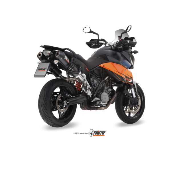 Випускні системи Slip-On Line (Oval) MIVV для KTM 990 SMT (09-13) карбон