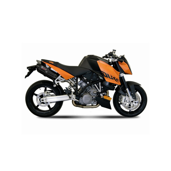 Випускні системи Slip-On Line (Suono) MIVV для KTM 990 Superduke (05-11) чорні