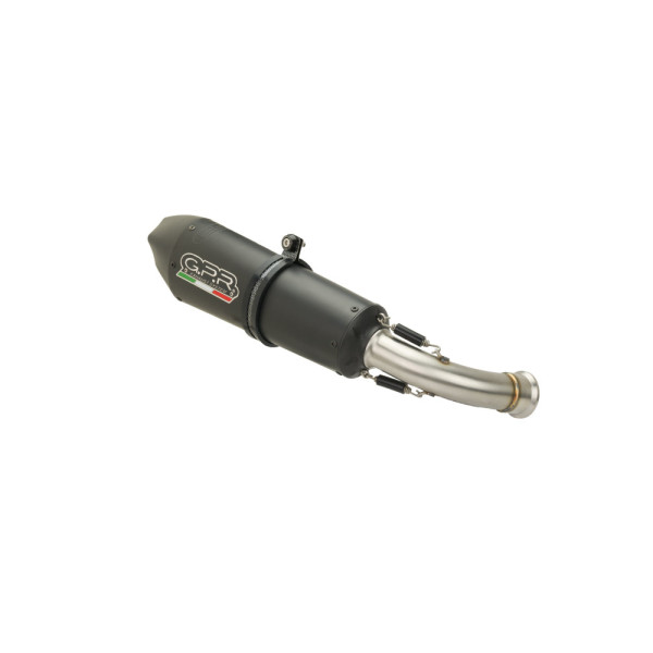 Глушник G.P.R GP Evo4 Чорний Титан Slip-On, Титан - KTM Lc 8 Adventure 1090 17-20