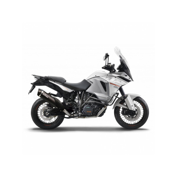 Вихлопна система LeoVince Nero Slip-On, Нержавіюча сталь для KTM 1290 Super Adventure 15-16, 1190 Adventure / R 13-16, 1050 Adventure 15-16