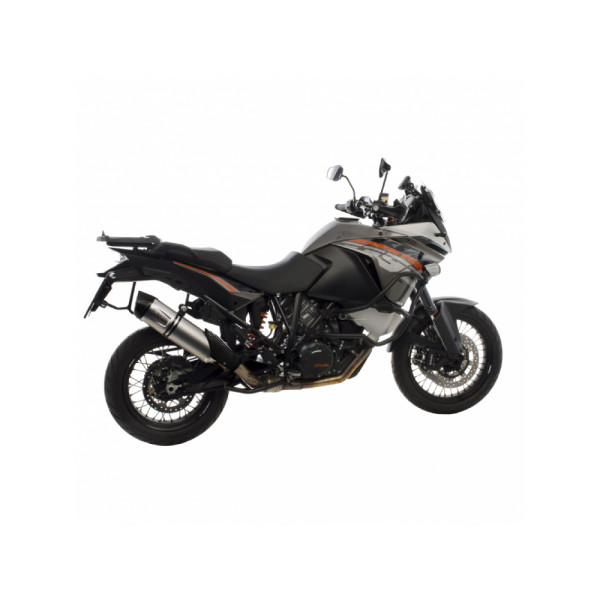 Вихлопна система LeoVince LV One Evo Slip-On, Нержавіюча сталь для KTM 1290 Super Adventure 15-16, 1190 Adventure / R 13-16, 1050 Adventure 15-16