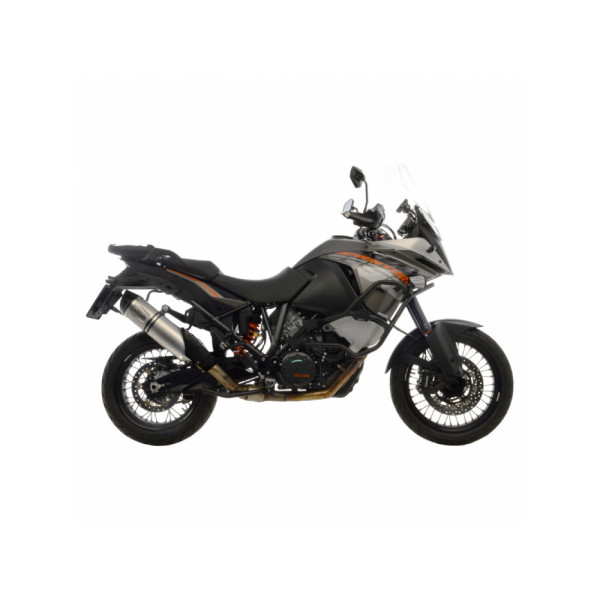 Вихлопна система LeoVince LV One Evo Slip-On, Нержавіюча сталь для KTM 1290 Super Adventure 15-16, 1190 Adventure / R 13-16, 1050 Adventure 15-16