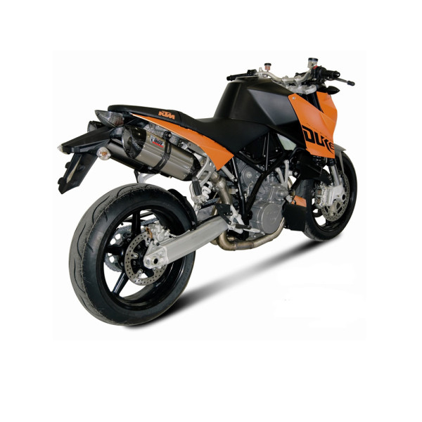 Вихлопні системи Slip-On Line (Suono) MIVV для KTM 990 Superduke (05-11) сріблясті