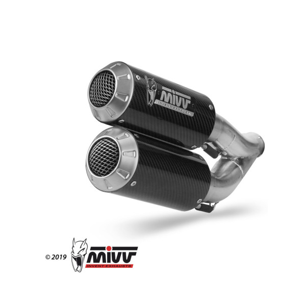Вихлопні системи Slip-On Line (MK3) MIVV для KTM Superduke 1290 (14-19) карбон