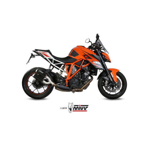 Вихлопні системи Slip-On Line (MK3) MIVV для KTM Superduke 1290 (14-19) чорні