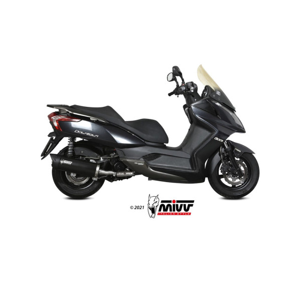 Повний вихлопний комплект (Mover) MIVV для Kymco Downtown 300 (09-17) чорний