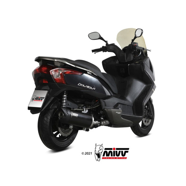 Повний вихлопний комплект (Mover) MIVV для Kymco Downtown 300 (09-17) чорний