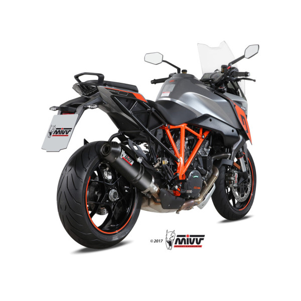 Глушник мотоцикловий Slip-On Line (Oval) MIVV для KTM Superduke GT 1290 (16-) carbon