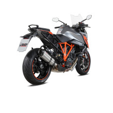 Глушник мотоцикловий Slip-On Line (Suono) MIVV для KTM Superduke 1290 GT (16-) сріблястий