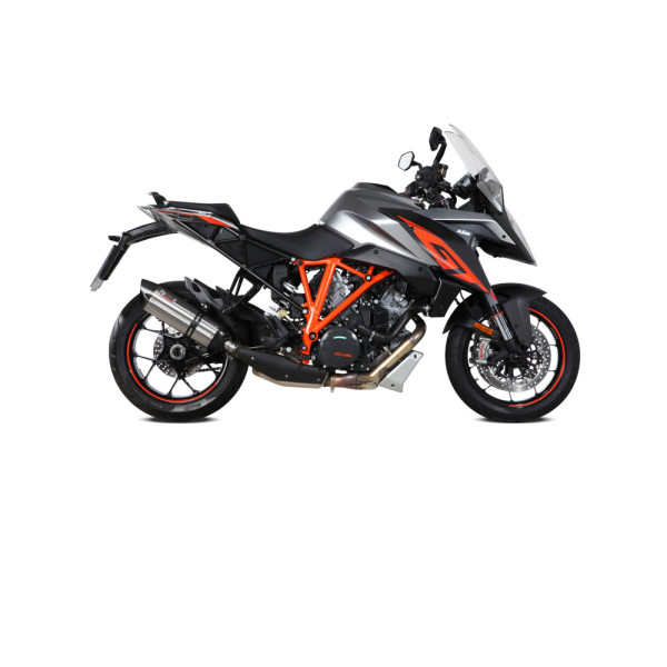Глушник мотоцикловий Slip-On Line (Suono) MIVV для KTM Superduke 1290 GT (16-) сріблястий