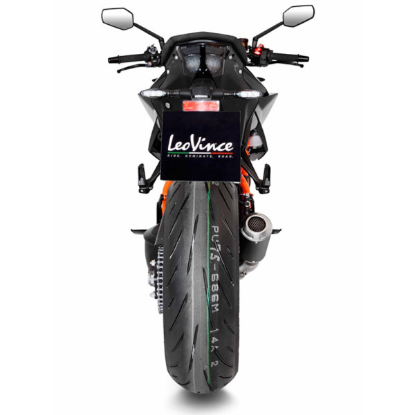 Вихлопна система LeoVince LV-10 Black Edition Slip-On, Нержавіюча сталь для KTM 1290 Super Duke R 20, 1290 Super Duke R / RR / Evo 21-