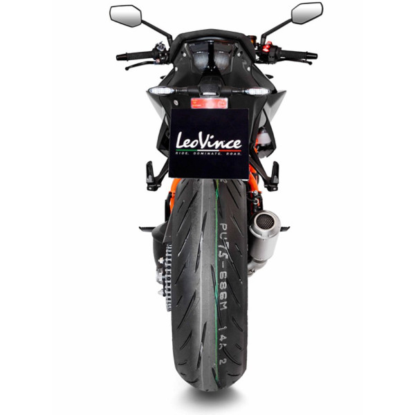 Глушник мотоцикловий LeoVince LV-10 Slip-On, Нержавіюча сталь для KTM 1290 Super Duke R 20, 1290 Super Duke R / RR / Evo 21-