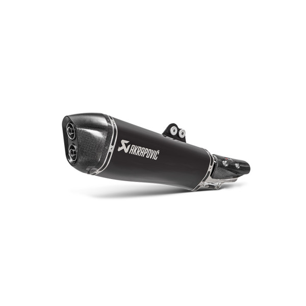 Глушник мотоцикловий Slip-On Line Нержавіюча сталь + Карбон Akrapovič для Kymco AK550 (17-20)