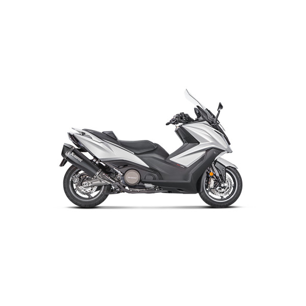 Глушник мотоцикловий Slip-On Line Нержавіюча сталь + Карбон Akrapovič для Kymco AK550 (17-20)