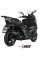 Глушник мотоцикловий Slip-On (Mover) MIVV для Kymco XCiting S400i (19-20) чорний
