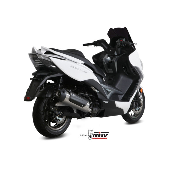 Повний вихлопний системи (Urban) MIVV для Kymco XCiting 400i (13-16)