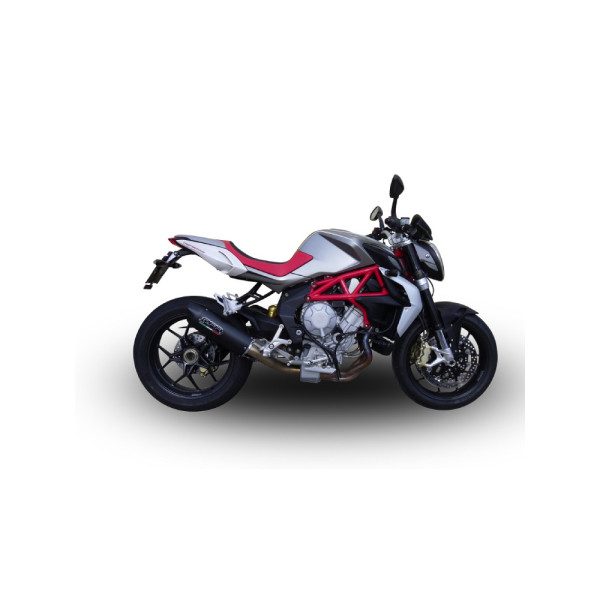 Глушник G.P.R Furore Nero Slip-On, Чорний Алюміній - MV Agusta Brutale 800 / RR 12-16 e3