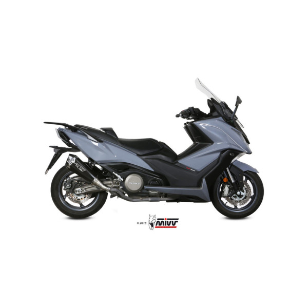 Глушник мотоцикловий Slip-On (Delta Race) MIVV для Kymco AK550 (17-20) чорний