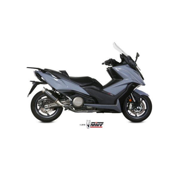 Вихлопна система Slip-On (GP Pro) MIVV для Kymco AK550 (17-20) чорна