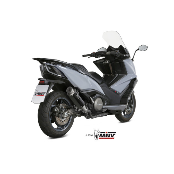 Глушник мотоцикловий Slip-On (GP Pro) MIVV для Kymco AK550 (17-20) carbon