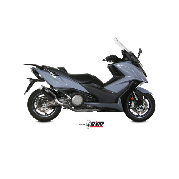 Глушник мотоцикловий Slip-On (GP Pro) MIVV для Kymco AK550 (17-20) carbon