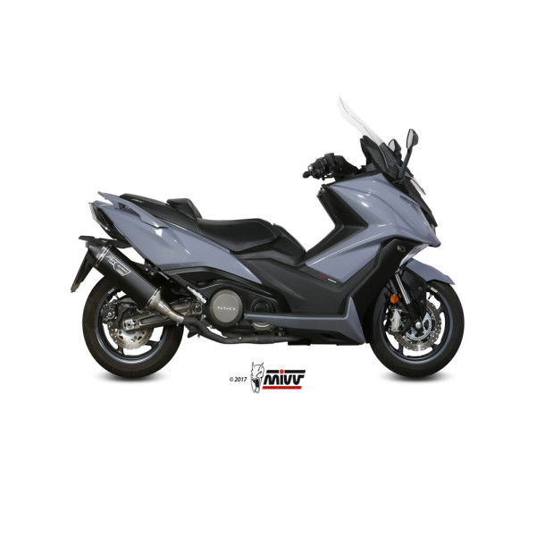 Повний вихлопний система (Speed Edge) MIVV для Kymco AK550 (17-20) чорний