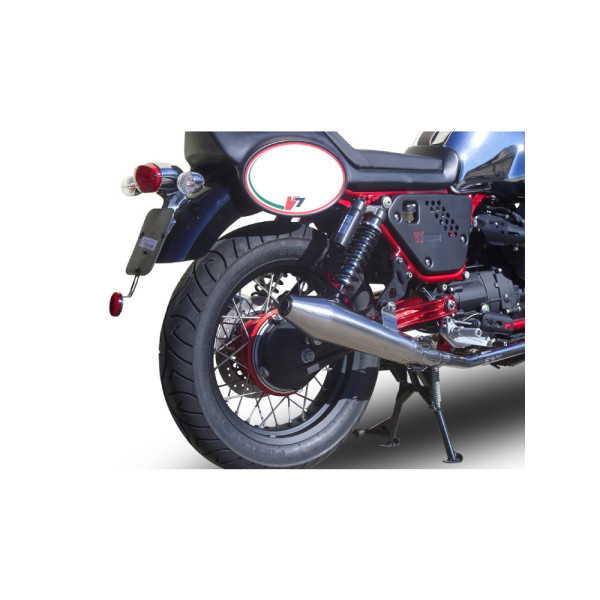 Подвійний глушник G.P.R Vintacone Slip-On, Нержавіюча сталь - Moto Guzzi Nevada 750 08-14