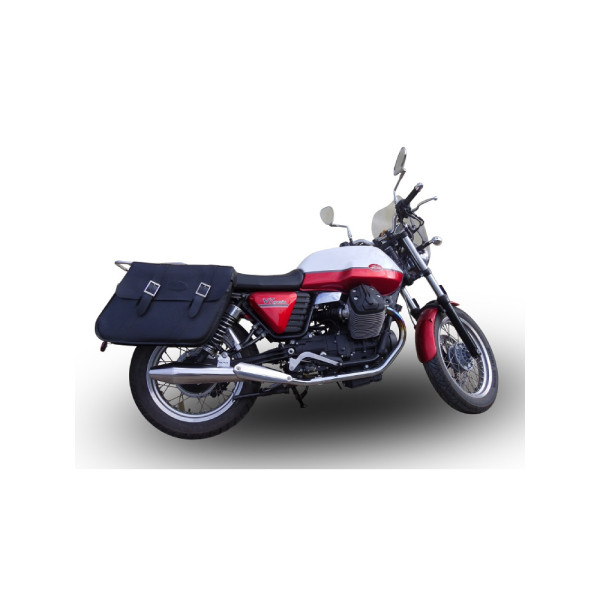 Подвійний глушник G.P.R Vintacone Slip-On, Нержавіюча сталь - Moto Guzzi V7 (I / II) / ST/ SP / Stone / Special 12-16